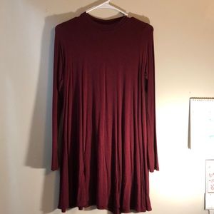 Cotton long sleeve dress